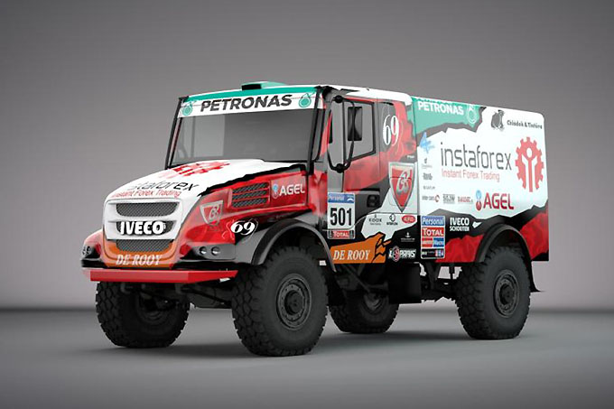 Aleš Loprais versterkt het Petronas Dakar Team de Rooy met Iveco